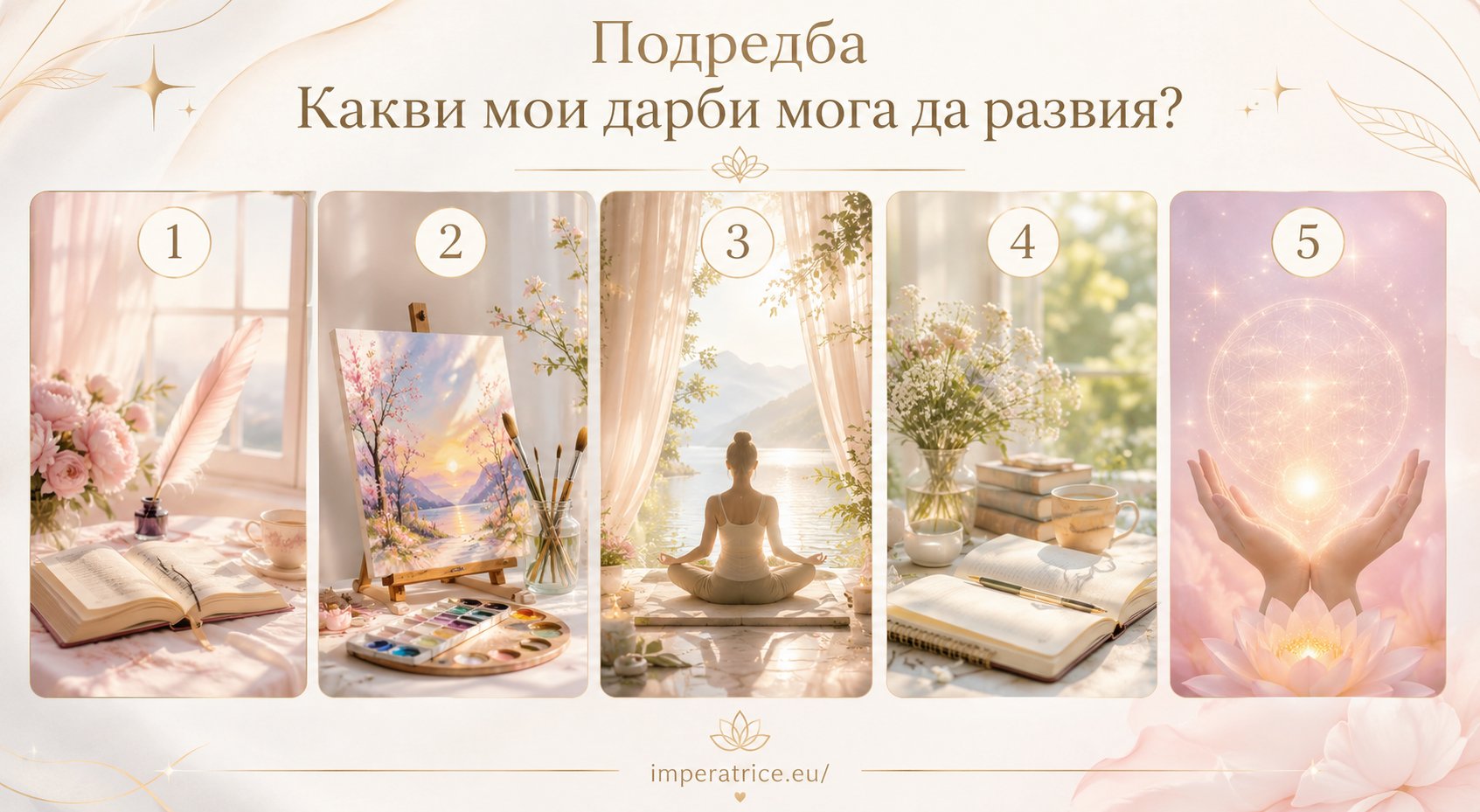 Таро подредба Какви мои дарби мога да развия?