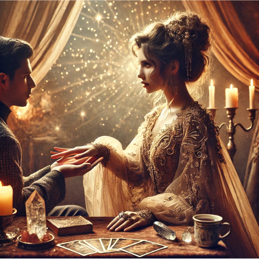 a_woman_performing_palm_reading_for_a_man