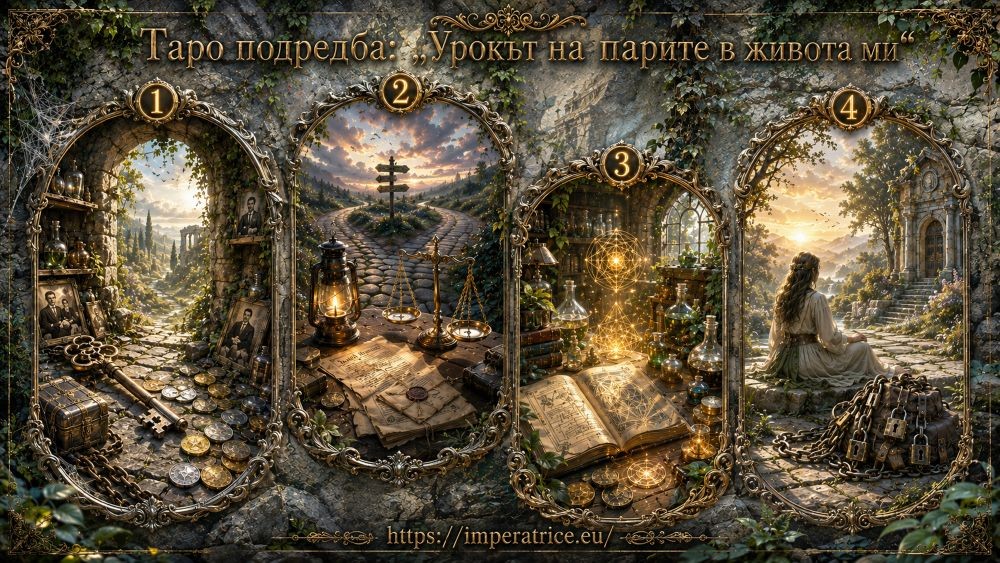 Таро подредба: „Урокът на парите в живота ми“