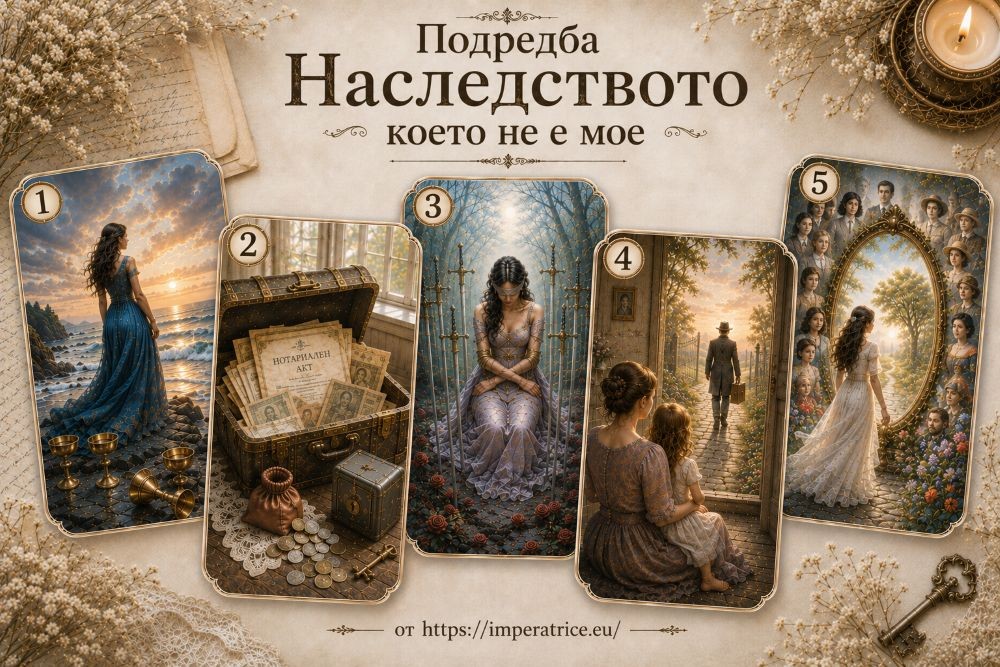 Таро подредба Наследството, което не е мое