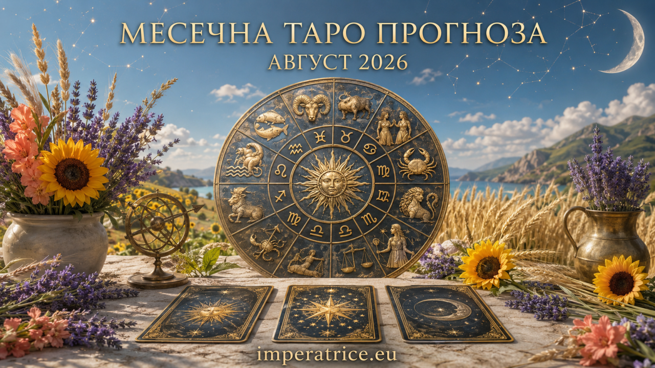 ТАРО ПРОГНОЗА ЗА АВГУСТ 2026