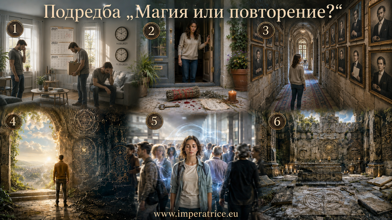 Таро подредба „Магия или повторение?“