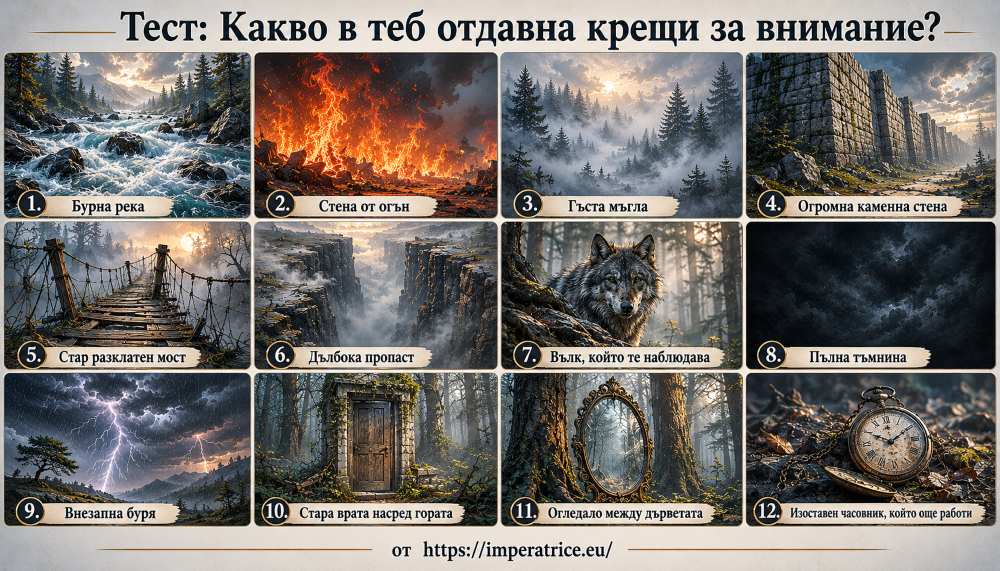 Какво в теб отдавна крещи за внимание?