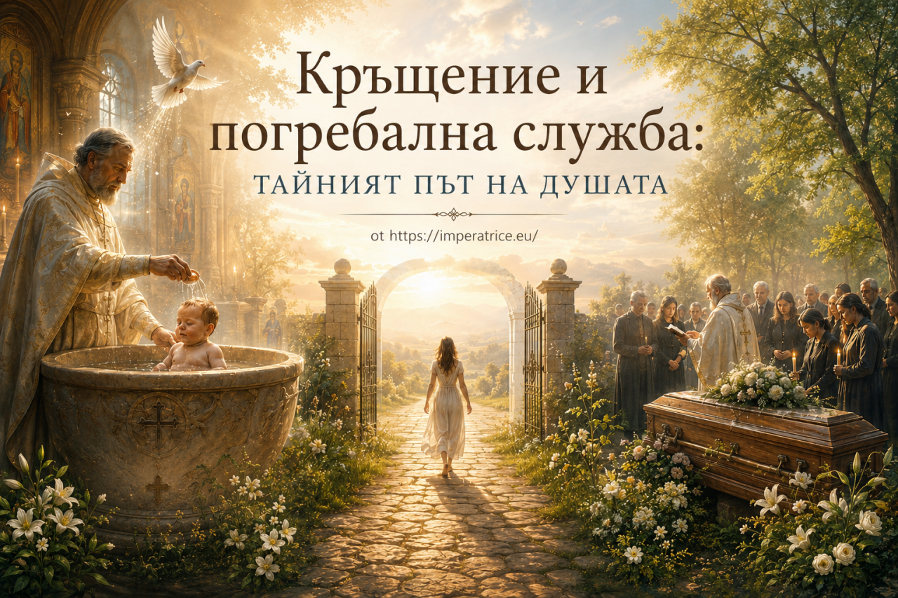 Кръщение и погребална служба: Тайният път на душата